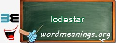 WordMeaning blackboard for lodestar